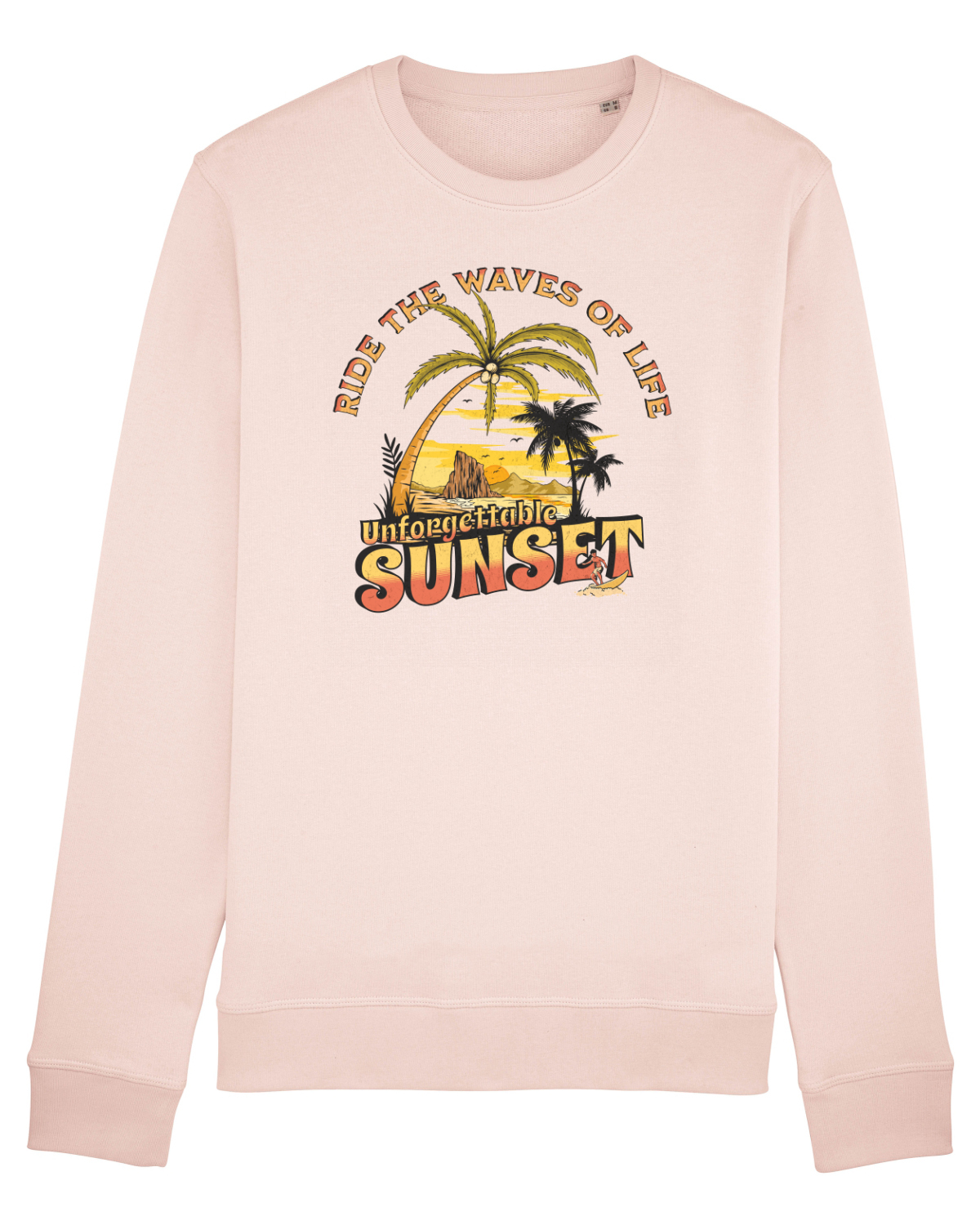 Bluză mânecă lungă Unisex Rise Candy Pink