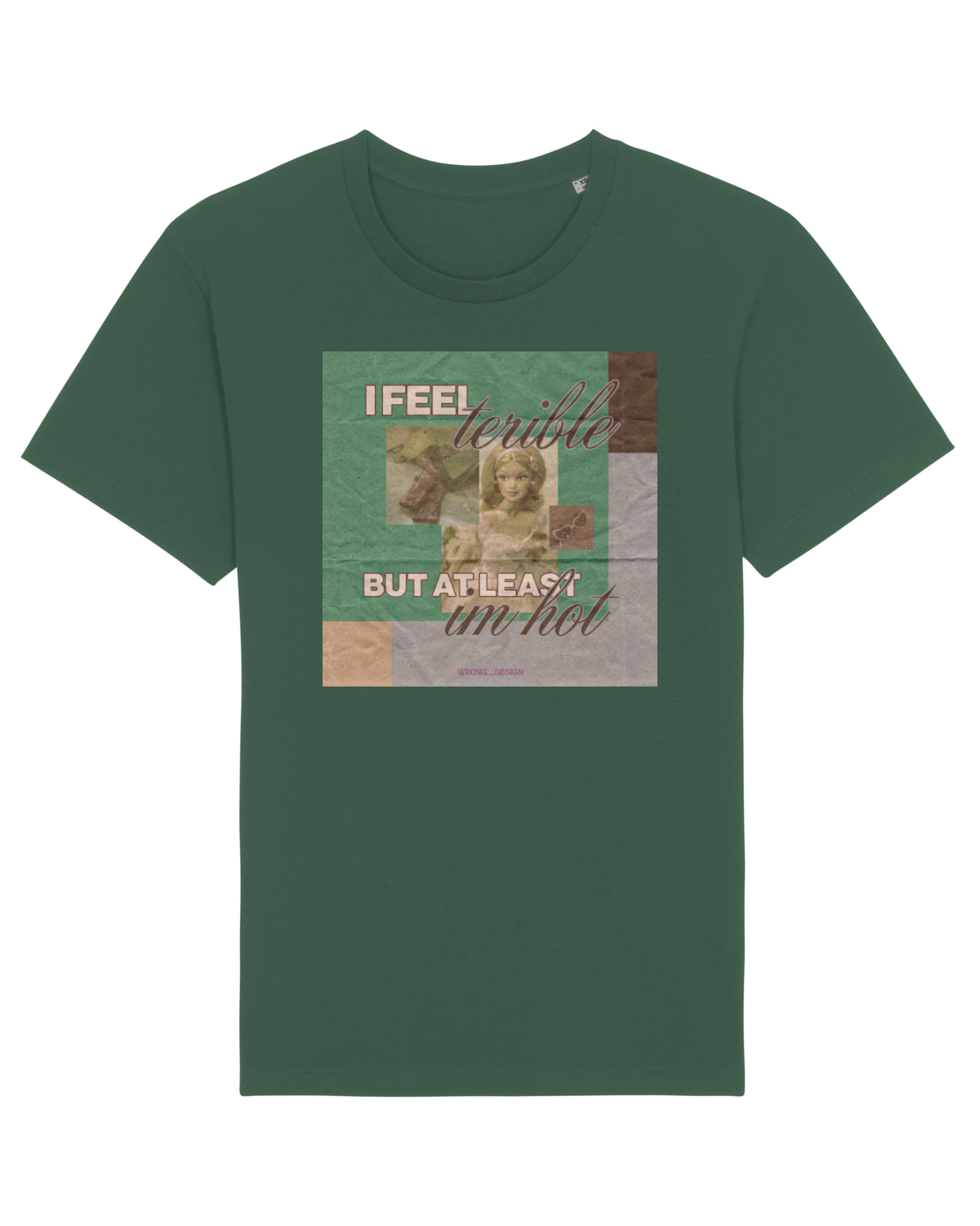 Tricou mânecă scurtă Unisex Rocker Bottle Green