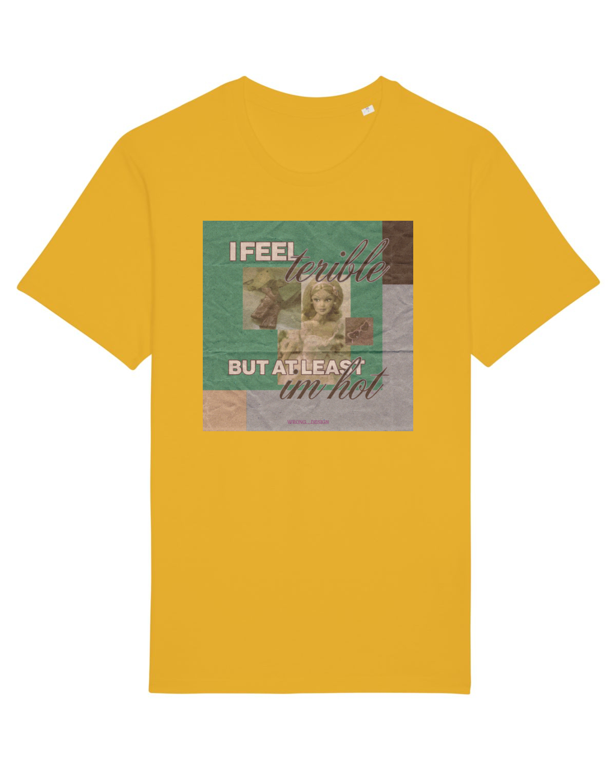 Tricou mânecă scurtă Unisex Rocker Spectra Yellow