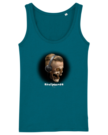 Craniu cu casti - skullphones 05 Ocean Depth