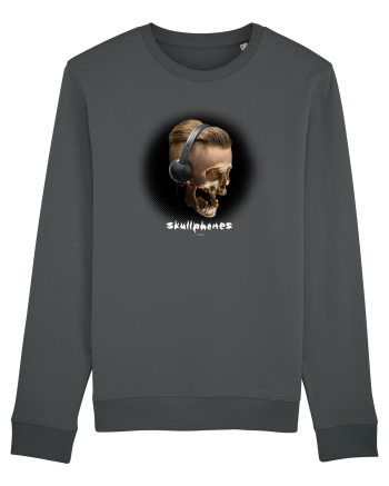 Craniu cu casti - skullphones 05 Anthracite