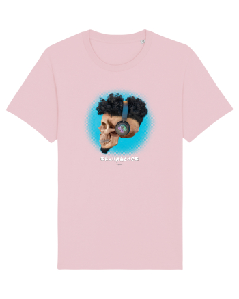 Craniu cu casti - skullphones 17 Cotton Pink