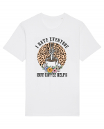 I Hate Everyone But Coffee Helps Tricou mânecă scurtă Unisex Rocker