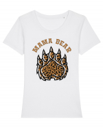 Mama Bear Tricou mânecă scurtă guler larg fitted Damă Expresser