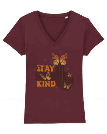 Stay Kind Burgundy