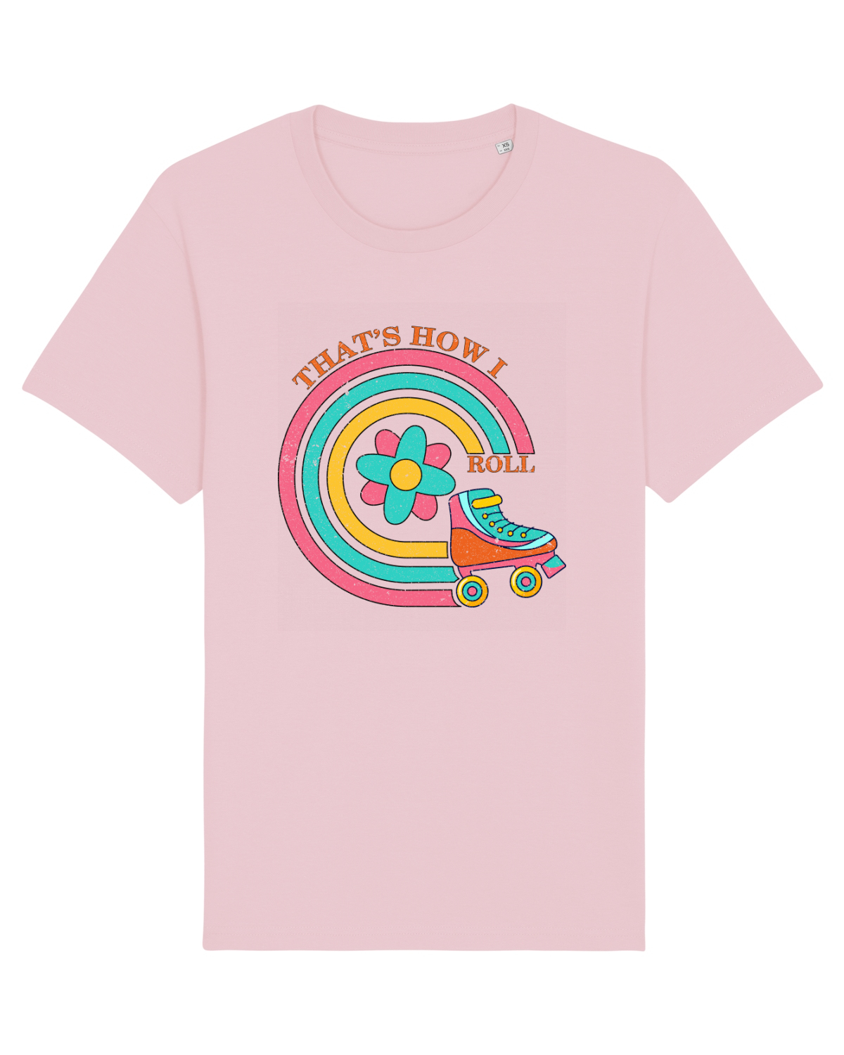 Tricou mânecă scurtă Unisex Rocker Cotton Pink