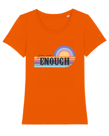 You Are Enough Bright Orange