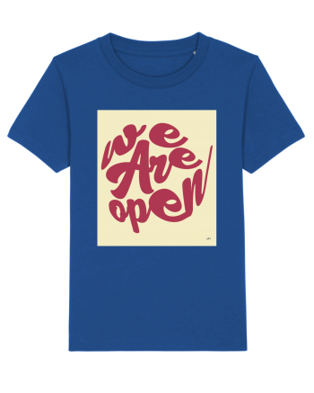 we are open 304 Majorelle Blue