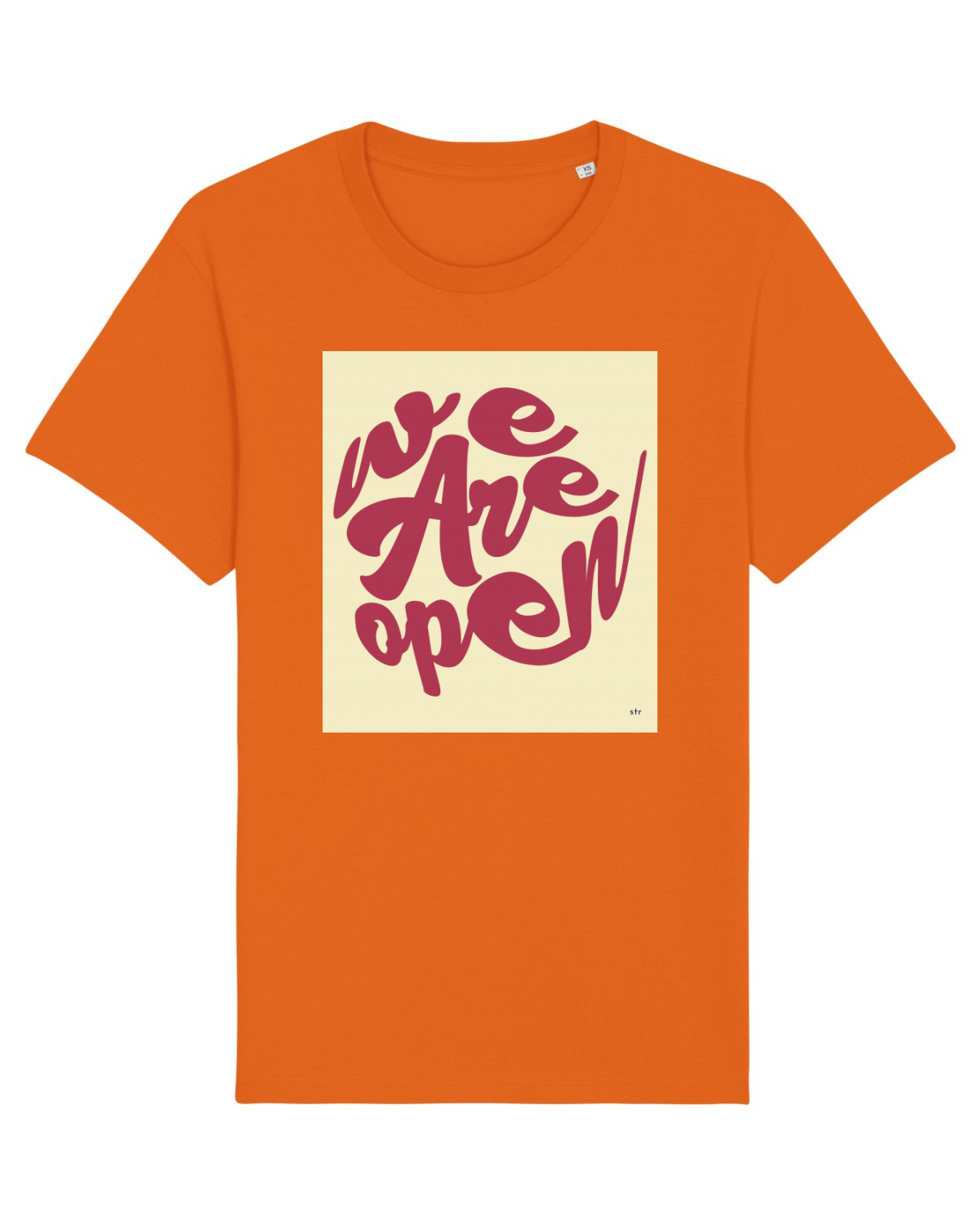 Tricou mânecă scurtă Unisex Rocker Bright Orange