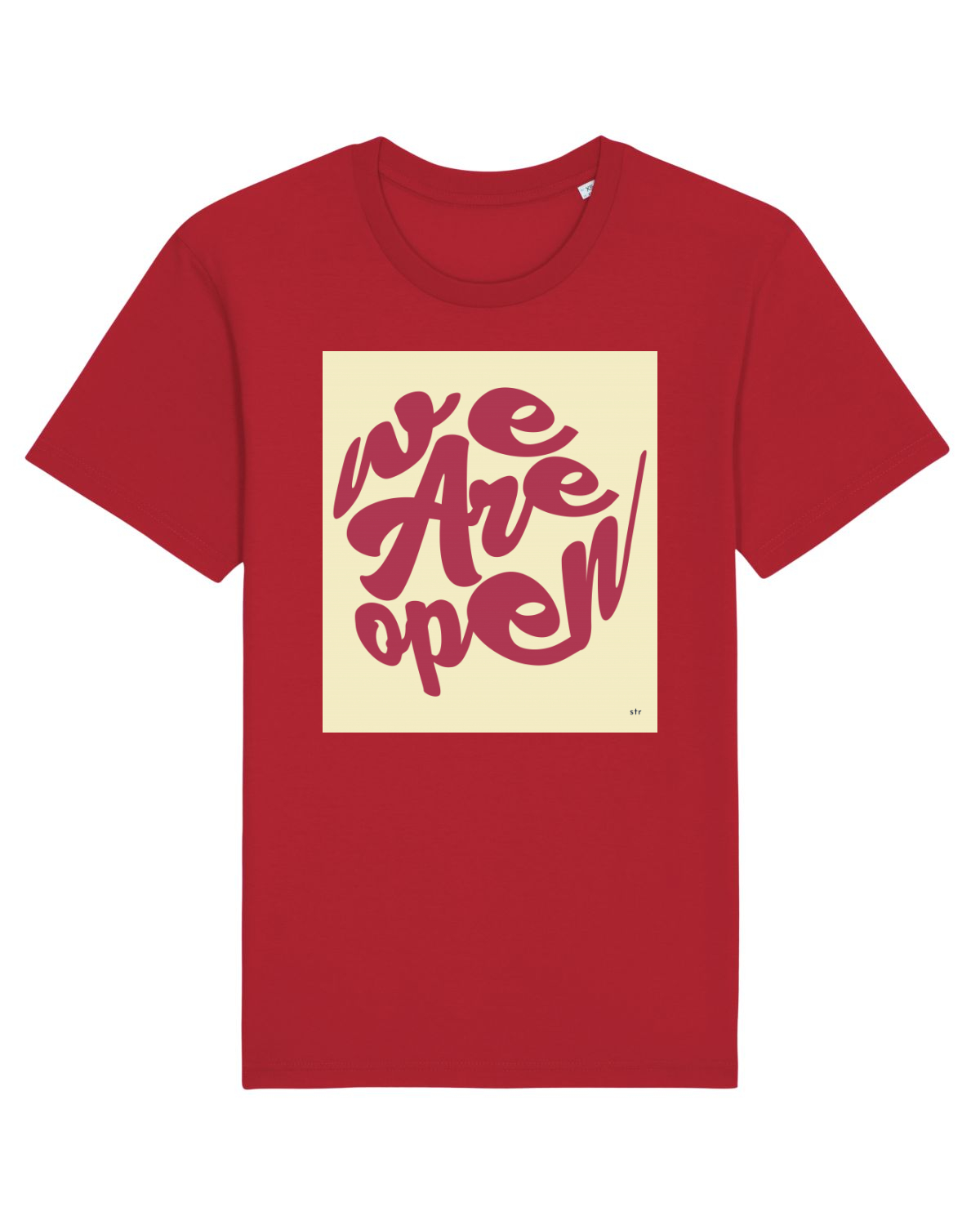 Tricou mânecă scurtă Unisex Rocker Red