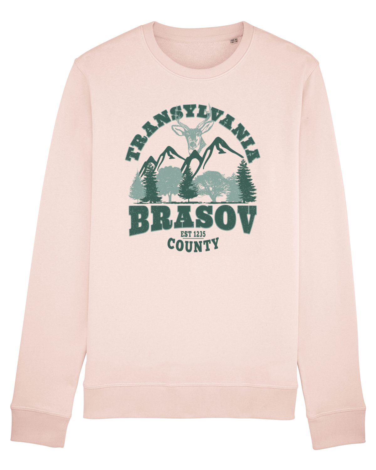 Bluză mânecă lungă Unisex Rise Candy Pink