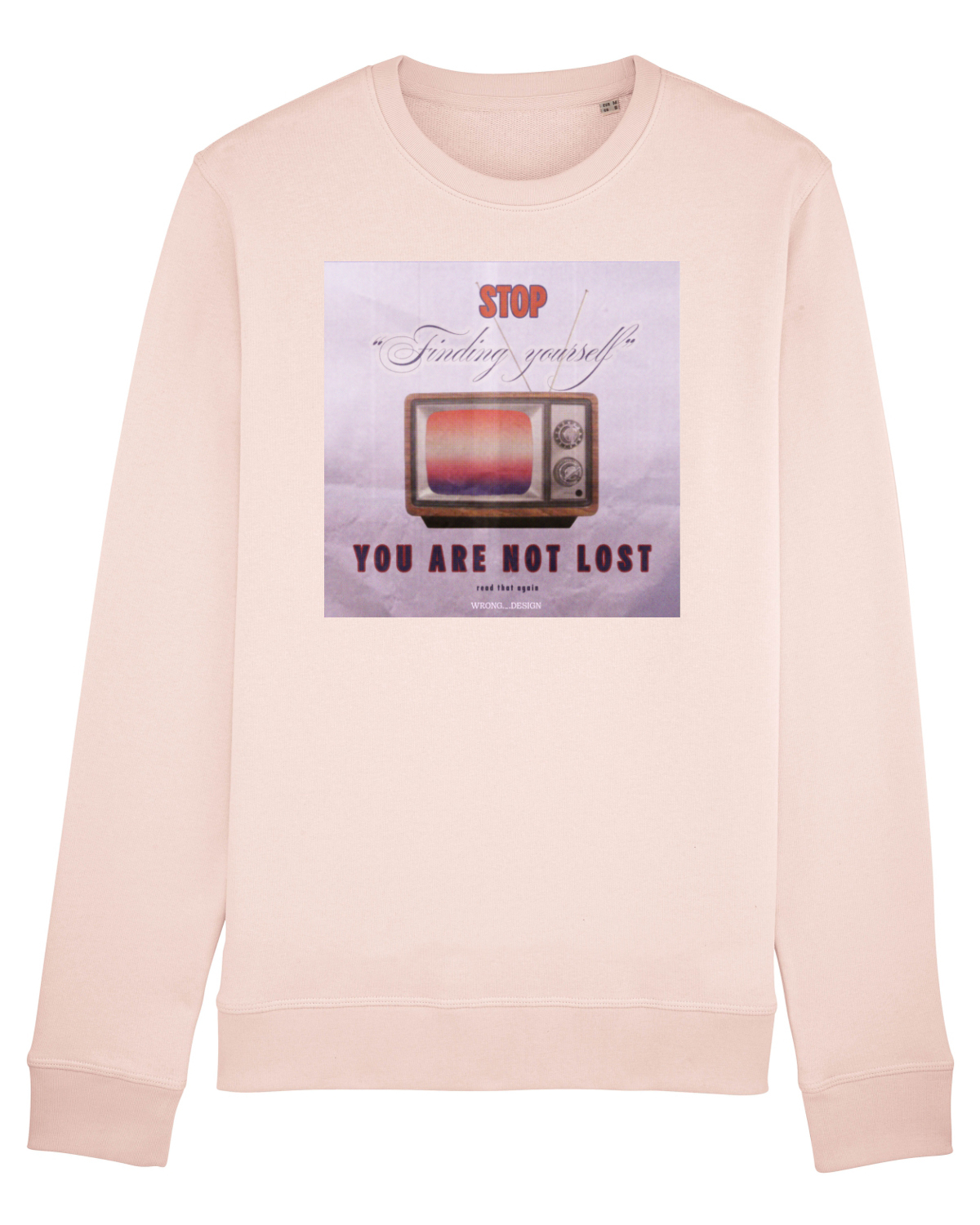 Bluză mânecă lungă Unisex Rise Candy Pink