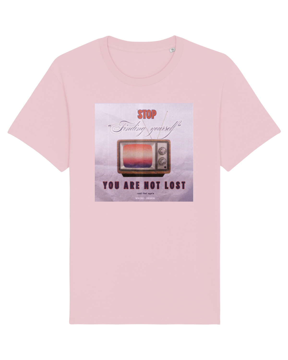 Tricou mânecă scurtă Unisex Rocker Cotton Pink