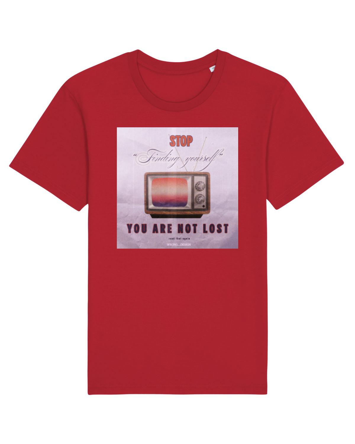 Tricou mânecă scurtă Unisex Rocker Red