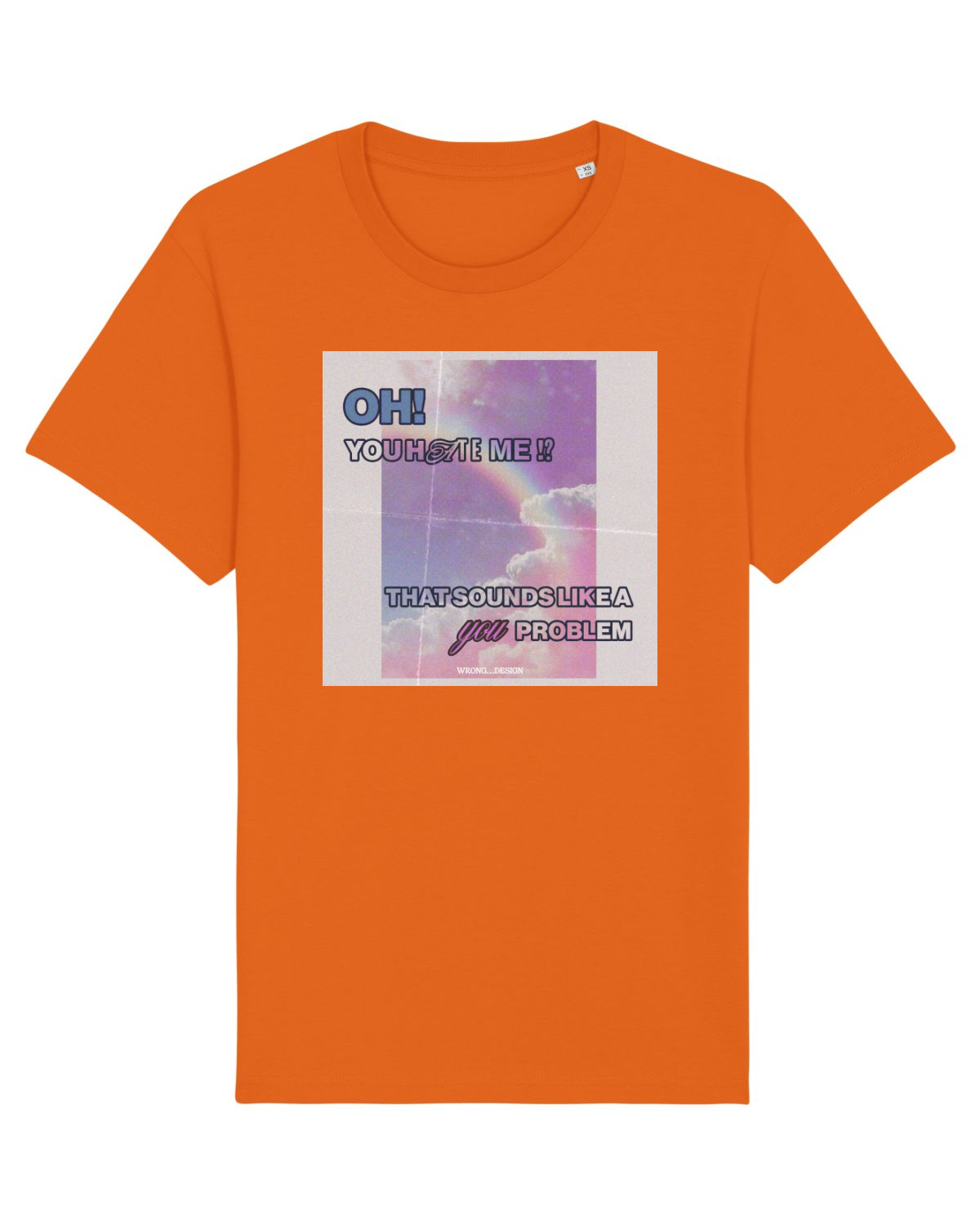 Tricou mânecă scurtă Unisex Rocker Bright Orange