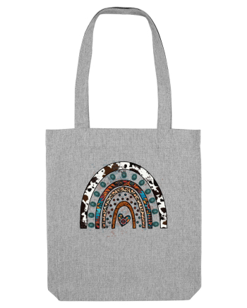 Vintage Summer Rainbow Heather Grey