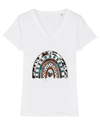 Vintage Summer Rainbow White