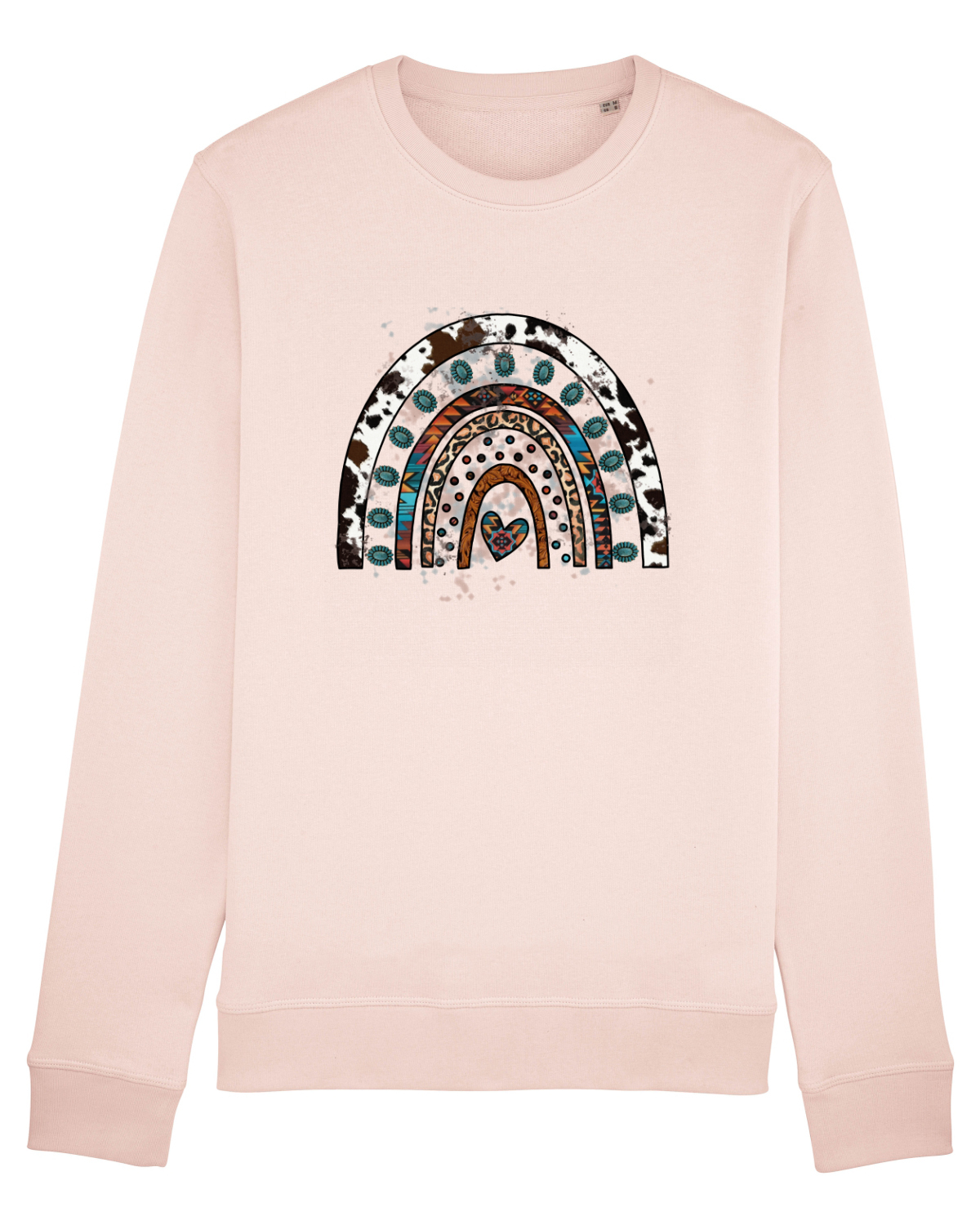 Bluză mânecă lungă Unisex Rise Candy Pink