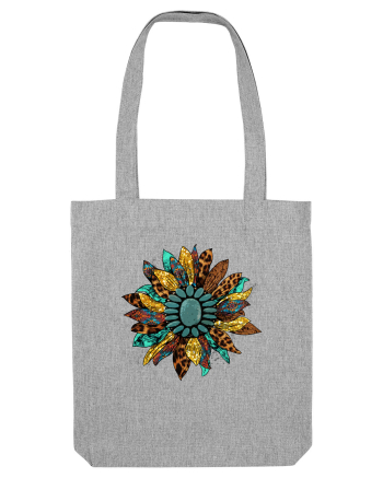 Vintage Summer Sunflower Heather Grey