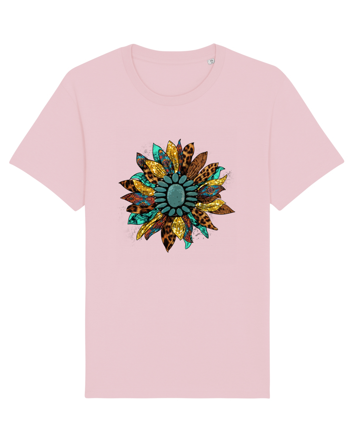 Tricou mânecă scurtă Unisex Rocker Cotton Pink