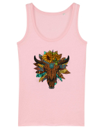 Western Sunflower Bull Skull Maiou Damă Dreamer