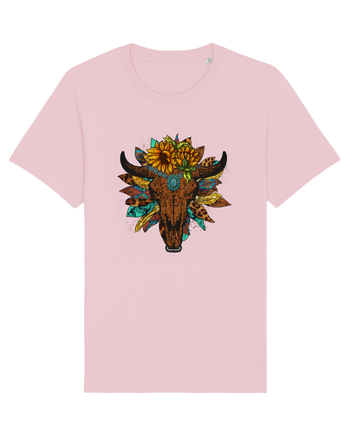 Tricou mânecă scurtă Unisex Rocker Cotton Pink