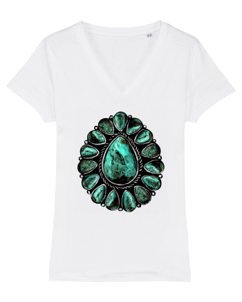Western Vintage Gem White