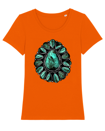 Western Vintage Gem Bright Orange