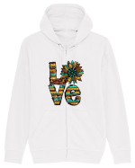 Western Love Hanorac cu fermoar Unisex Connector