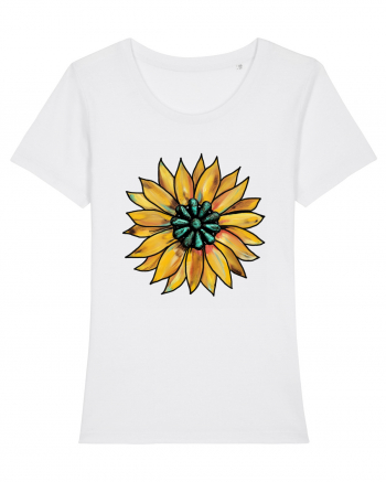 Sunflower Western Yellow White