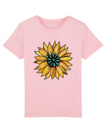 Sunflower Western Yellow Cotton Pink