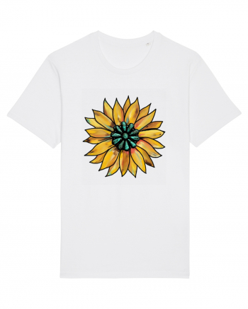 Sunflower Western Yellow White