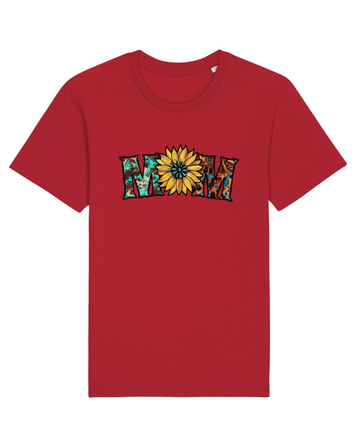 Tricou mânecă scurtă Unisex Rocker Red