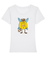 Weird Animal #2 Tricou mânecă scurtă guler larg fitted Damă Expresser