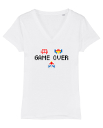 Game Over Tricou mânecă scurtă guler V Damă Evoker