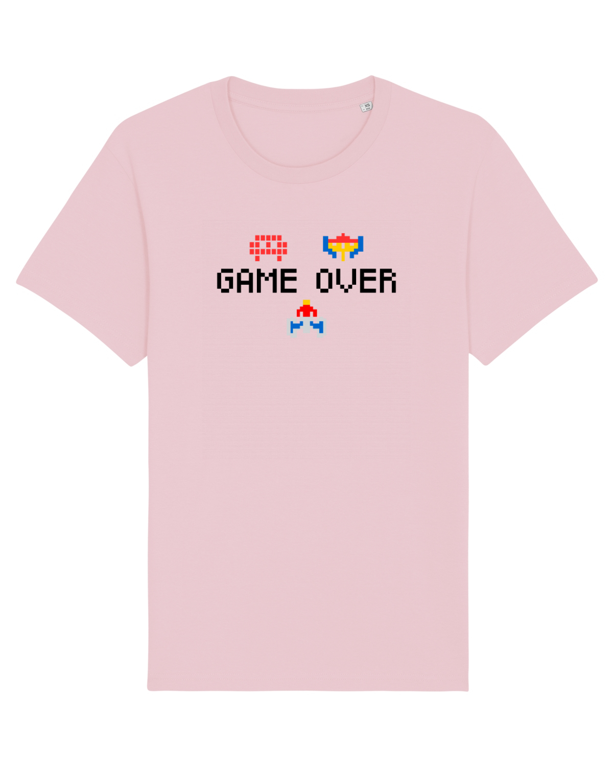 Tricou mânecă scurtă Unisex Rocker Cotton Pink