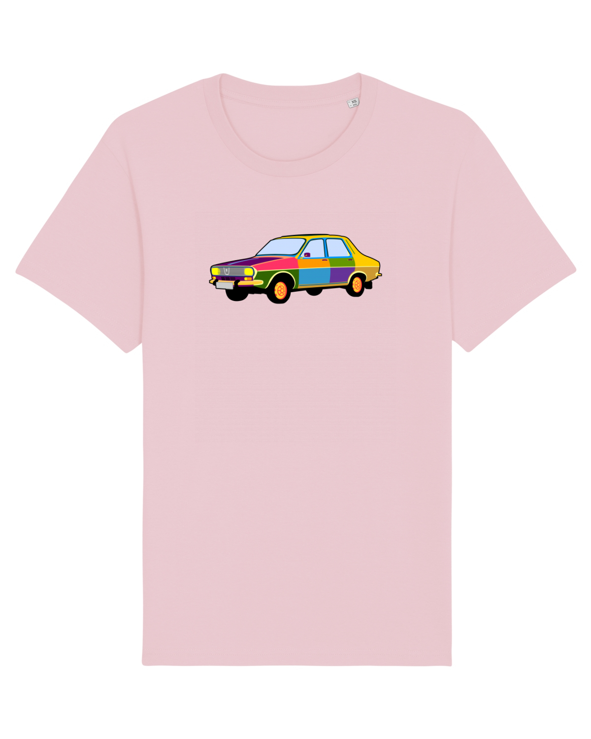 Tricou mânecă scurtă Unisex Rocker Cotton Pink