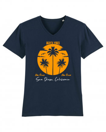 Beach Vibes Blue Ocean San Diego French Navy