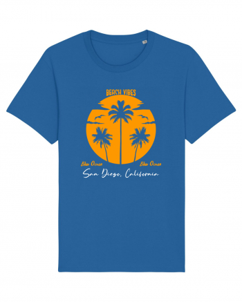 Beach Vibes Blue Ocean San Diego Royal Blue