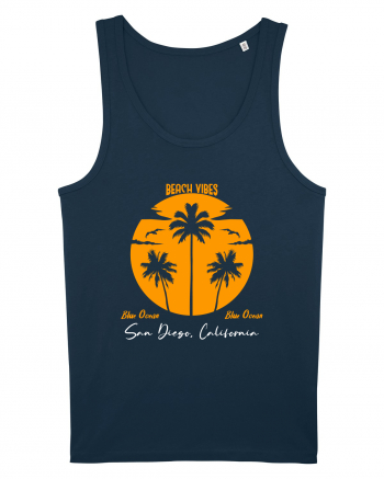 Beach Vibes Blue Ocean San Diego Navy