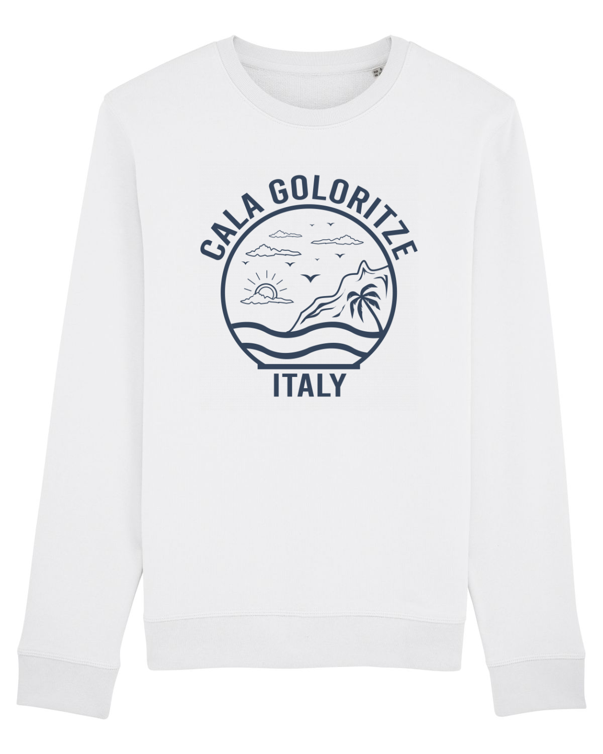 Bluză mânecă lungă Unisex Rise White
