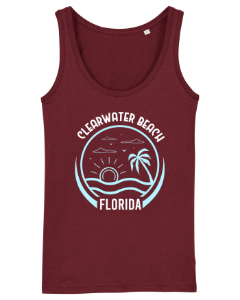 Clearwater Beach Florida Burgundy