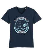 Clearwater Beach Florida Tricou mânecă scurtă guler V Bărbat Presenter