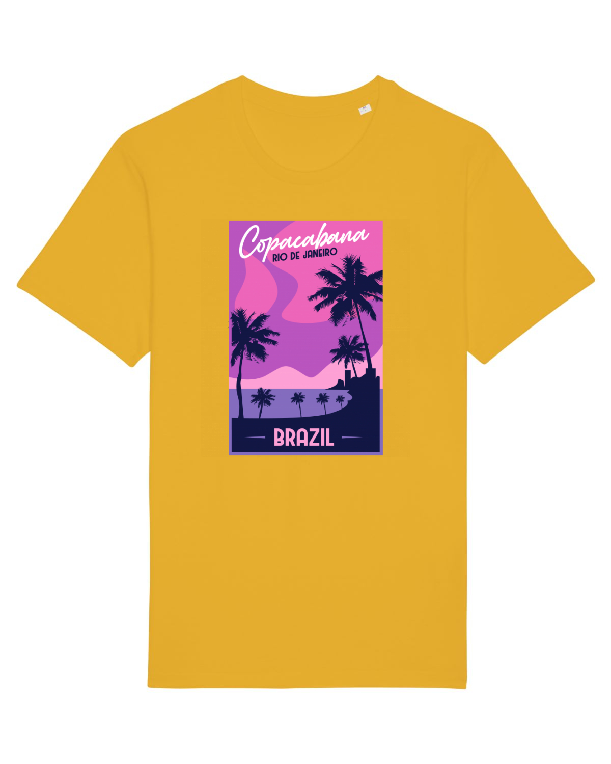 Tricou mânecă scurtă Unisex Rocker Spectra Yellow