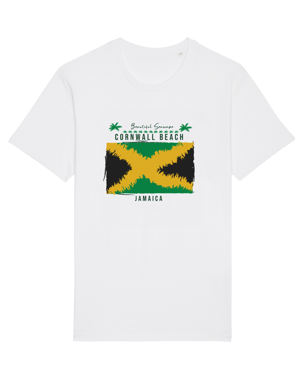 Tricou mânecă scurtă Unisex Rocker White