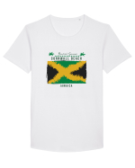 Cornwall Beach Jamaica Tricou mânecă scurtă guler larg Bărbat Skater