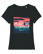 Corsica France Tricou mânecă scurtă guler larg fitted Damă Expresser