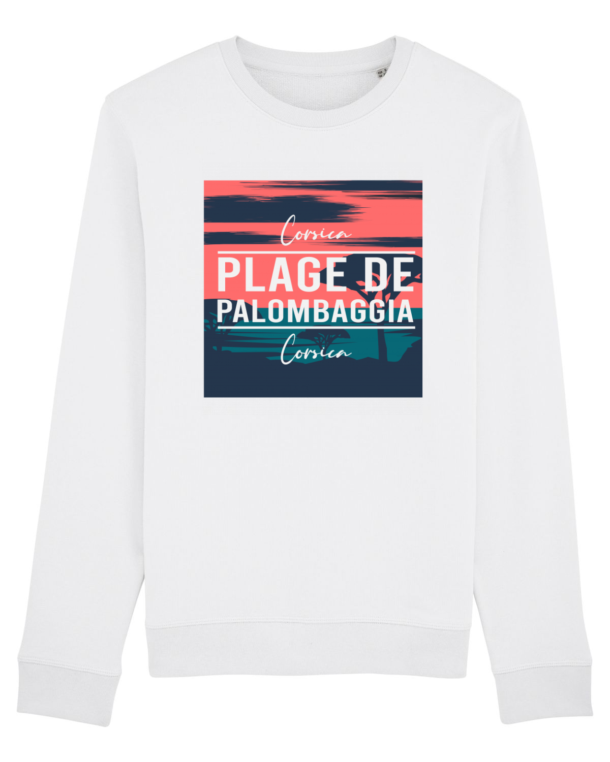 Bluză mânecă lungă Unisex Rise White
