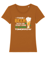 This beer Tricou mânecă scurtă guler larg fitted Damă Expresser