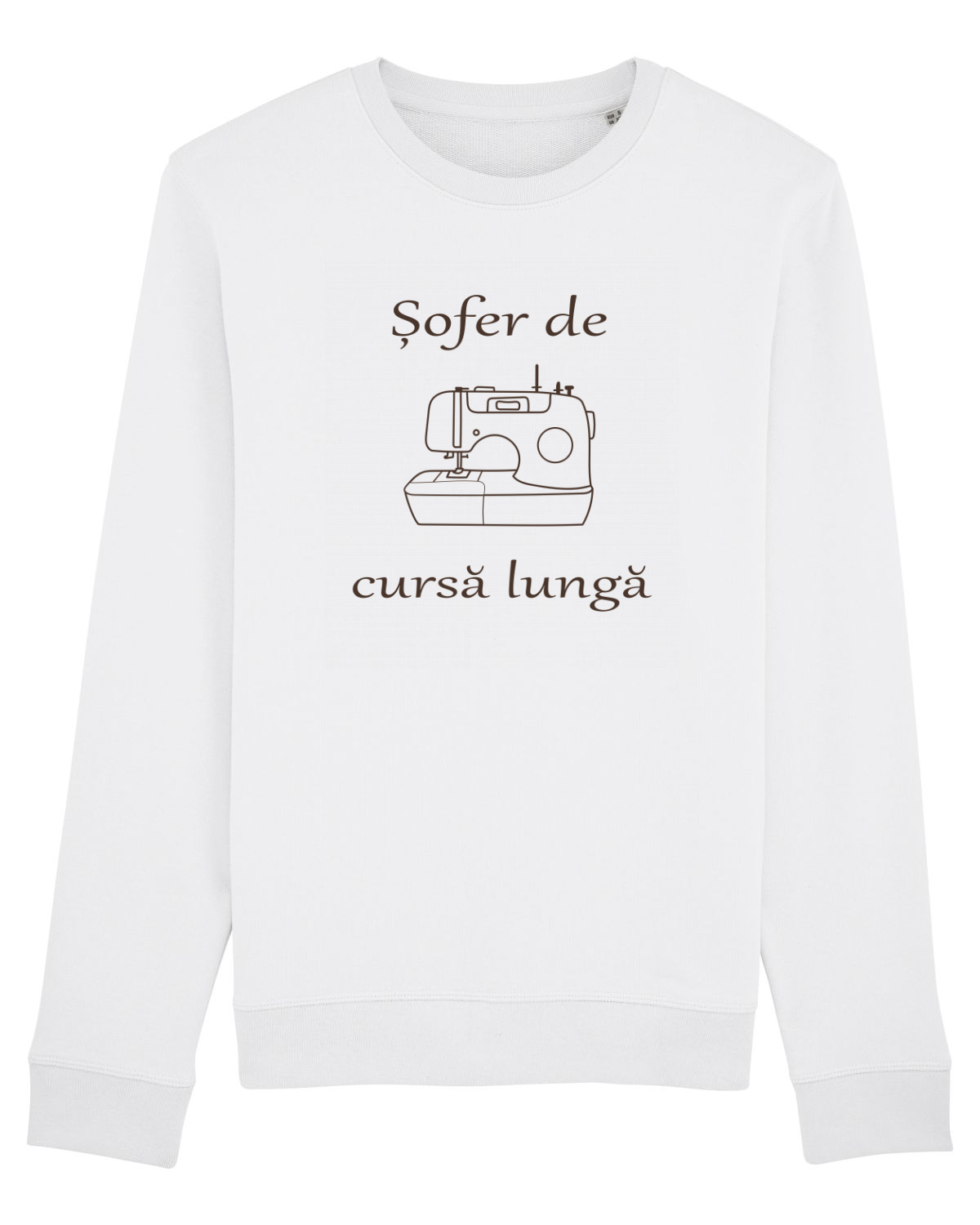 Bluză mânecă lungă Unisex Rise White